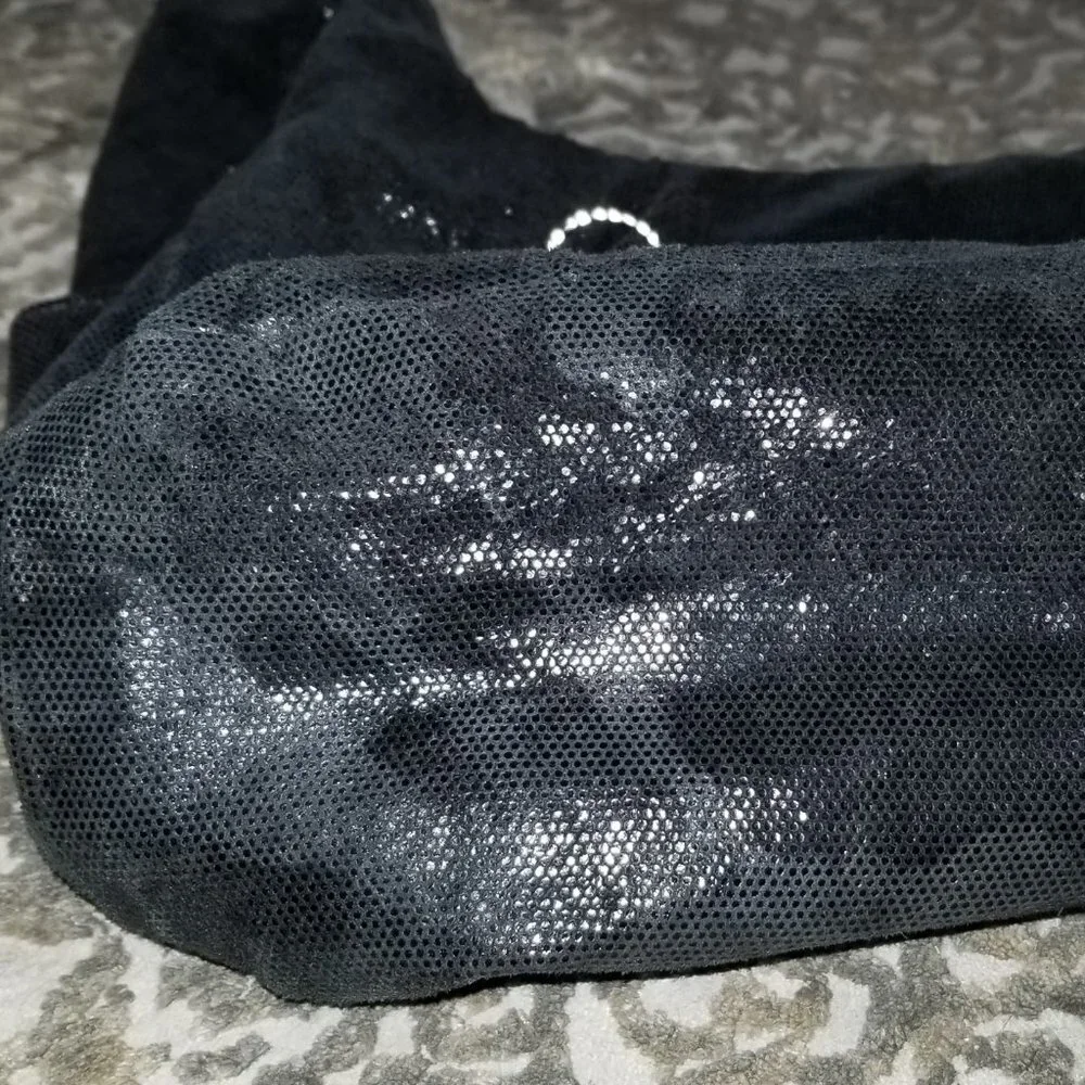 OHH! ASHLEY Vintage Black Leather Purse